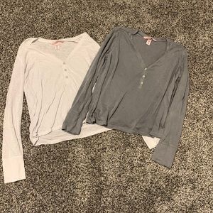 Victoria Secret Long Sleeve Sleep Shirts
